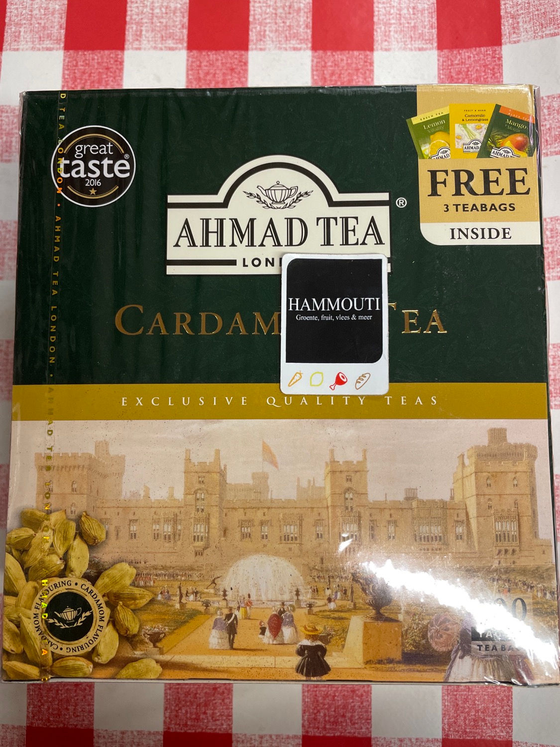 Cardamom thee 100x zakjes 