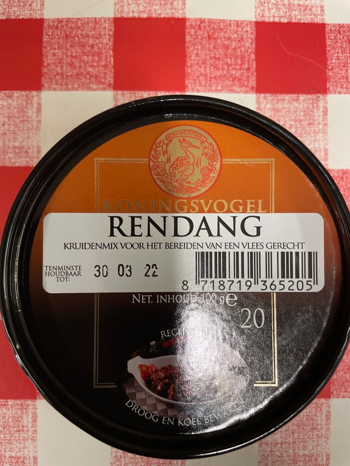 Koningsvogel rengdang 100g