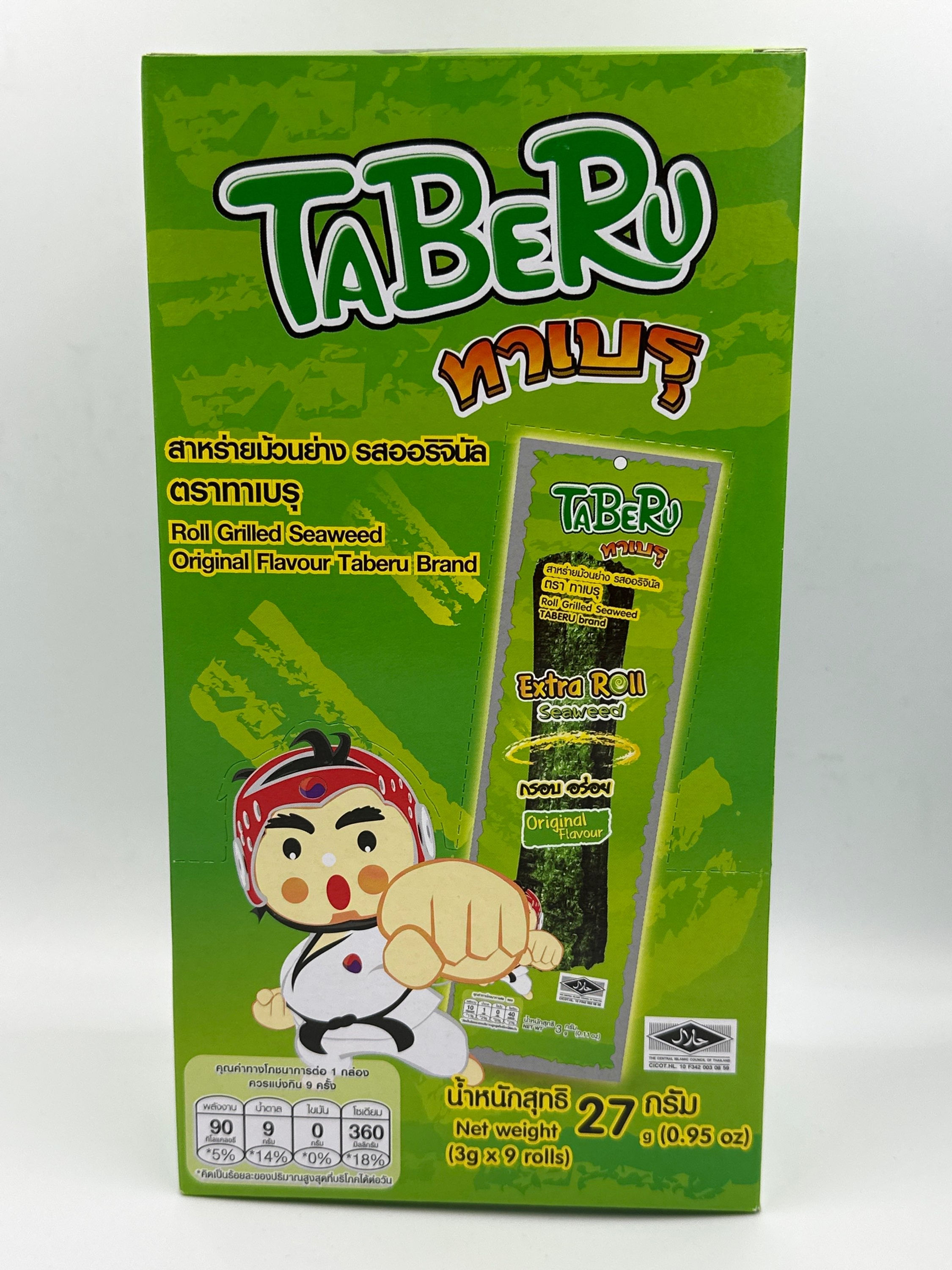 Roll grilled seaweed original flavor 3g x 9 