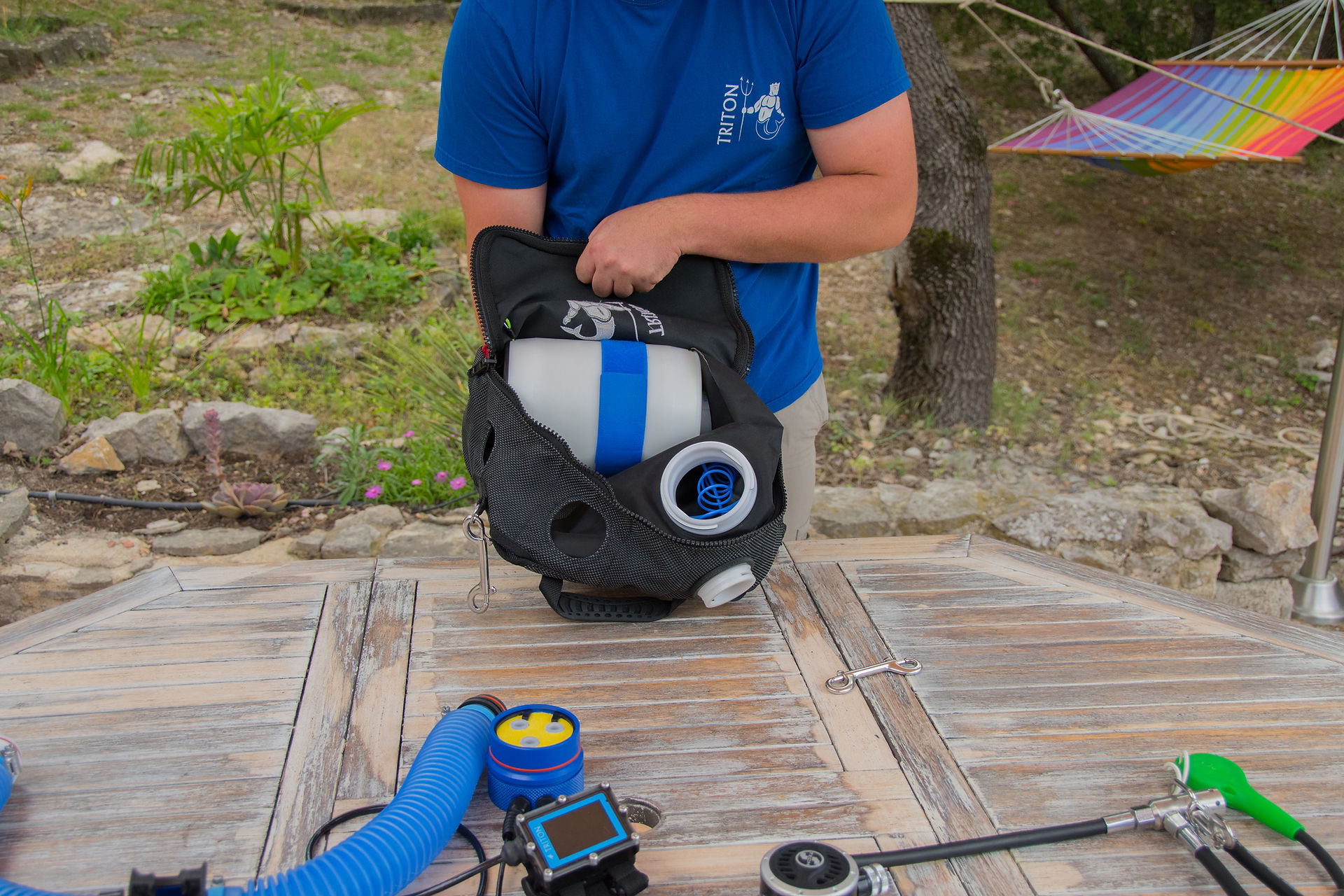 Travel with your ccr Triton