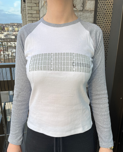 Grey Multilogo Print T-Shirt