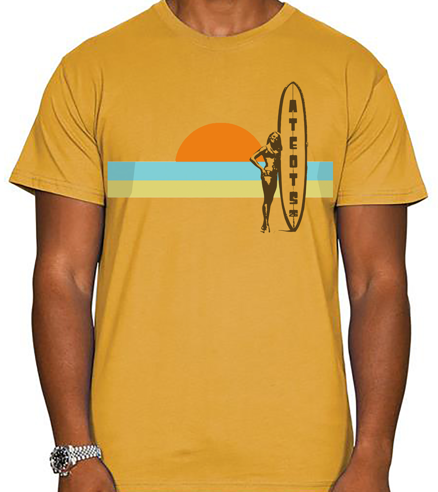 At The Edge Of The Sea 2026 : Mustard T-Shirt
