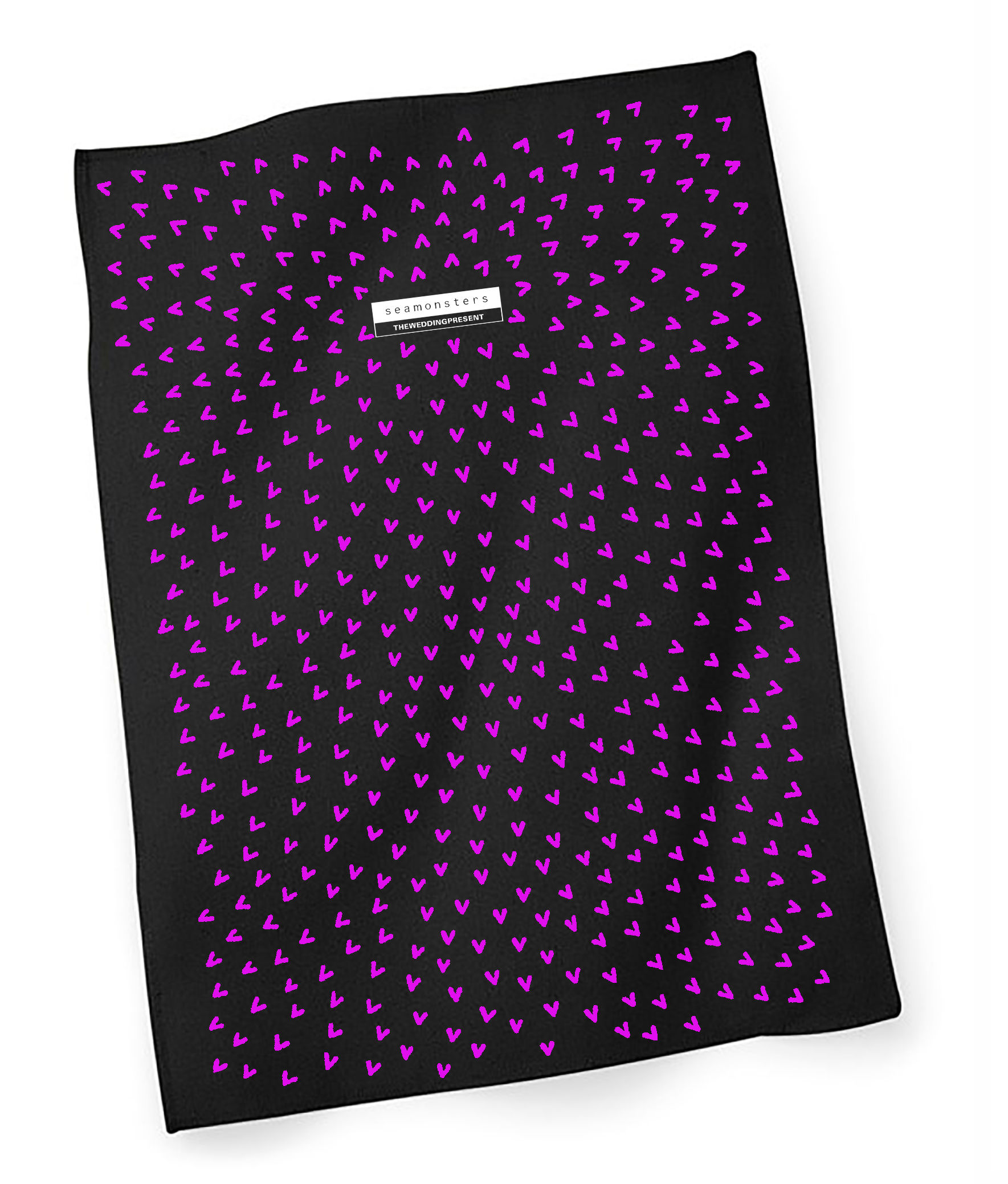 Seamonsters : Black Tea Towel