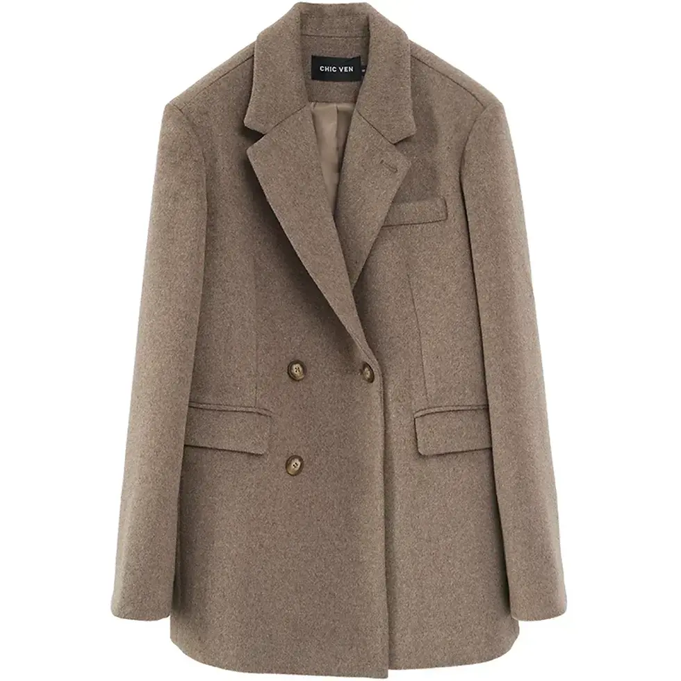 Thumbnail: Blazer Thick Warm Blouse Women
