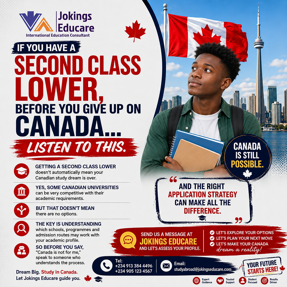 STUDY IN CANADA WITH JOKINGS EDUCARE!