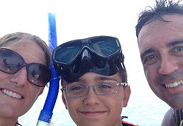 Snorkeling with whale sharks off the Yucatan coast in Mexico.