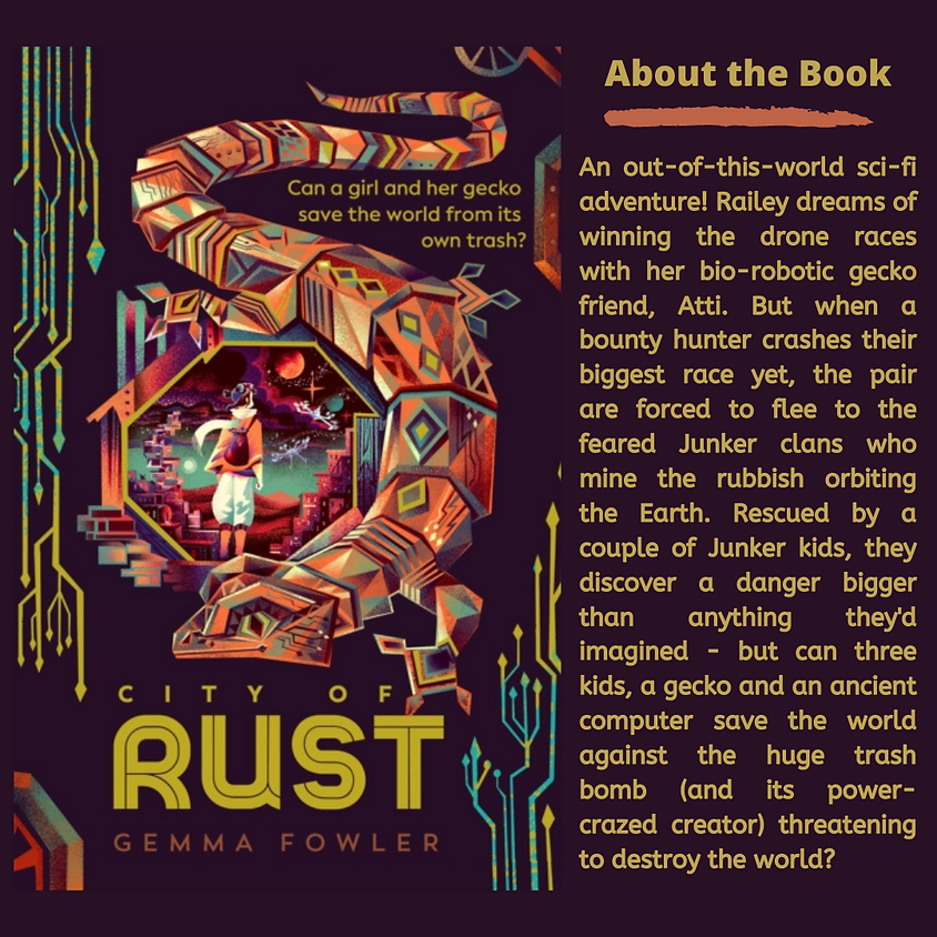 Book Zoom exploring The City of Rust by Gemma Fowler