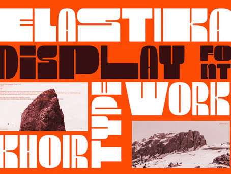 Elastika - Display Font Download