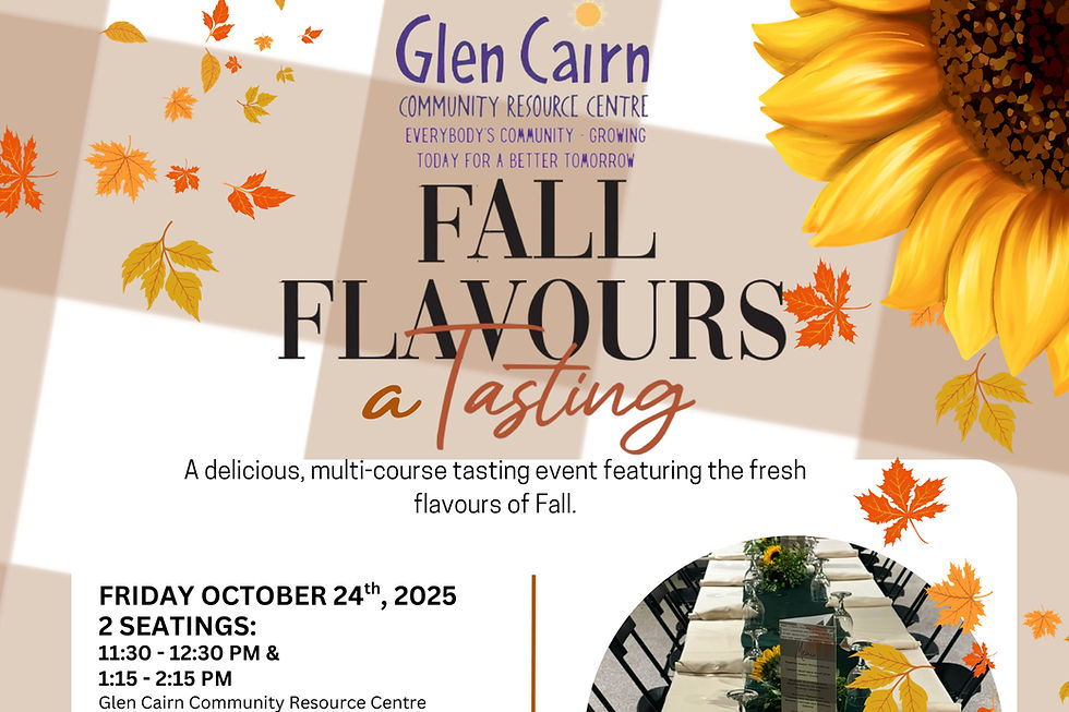 Fall Flavours: A Tasting