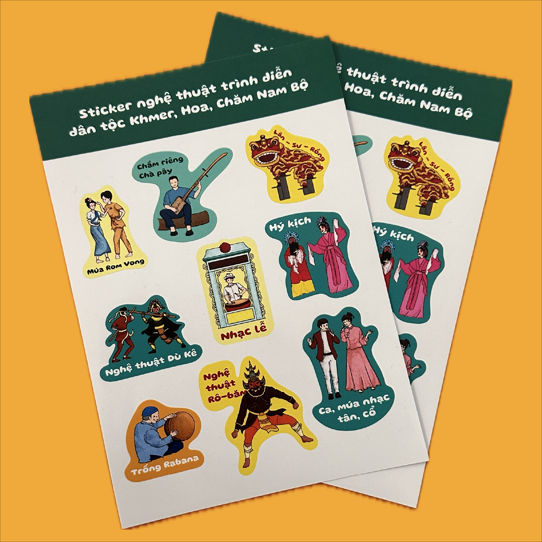 Bộ Sticker Nghệ thuật trình diễn