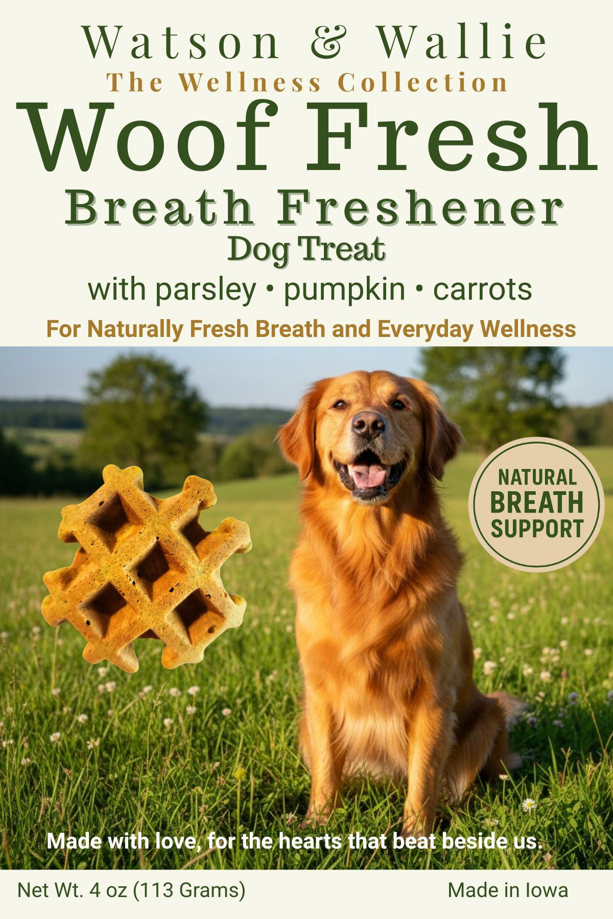 Woof Fresh Breath Freshener Dog Treat