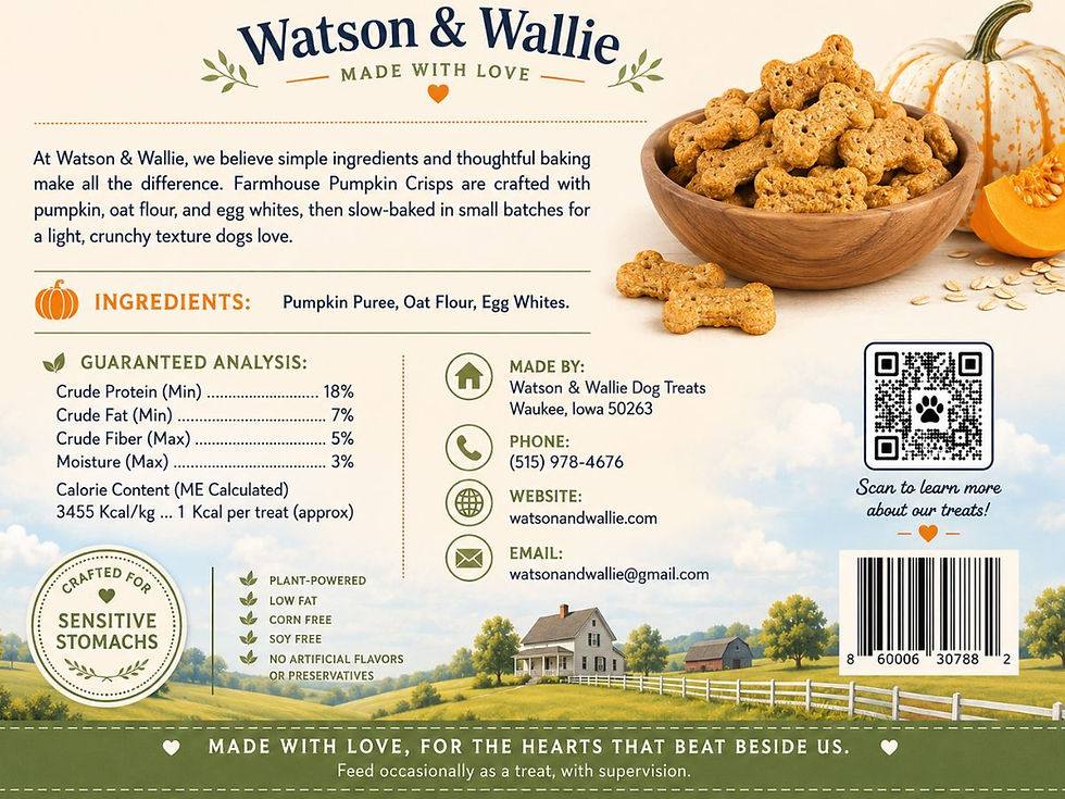 Thumbnail: Farmhouse Pumpkin Crisps Dog Treats