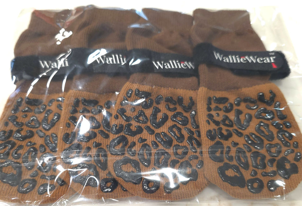 Thumbnail: WallieWear™ Non-Slip Indoor Dog Socks