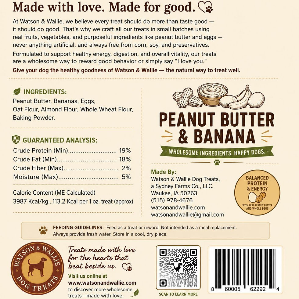 Thumbnail: Peanut Butter & Banana – Crunchy Dog Treat
