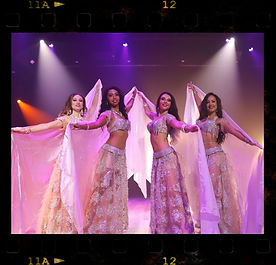 LA Bollywood Bellydancers performing with veil