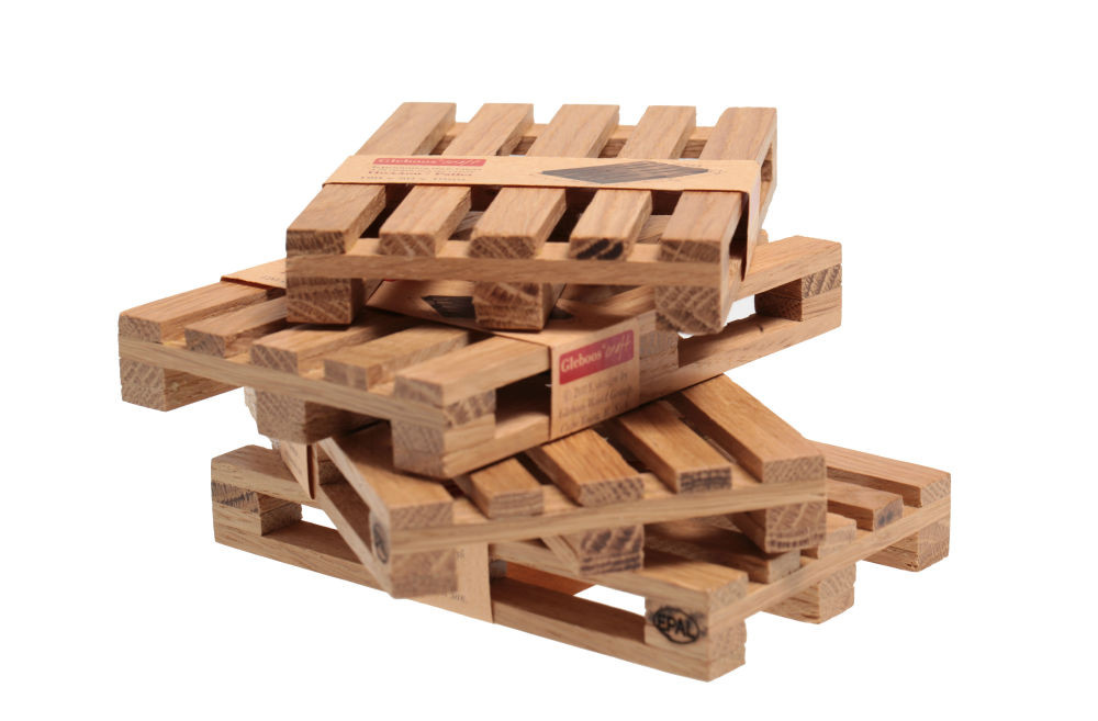 Набір мініатюрних палет, масштаб 1:12 / Set Of Miniature Pallets, Scale 1:12