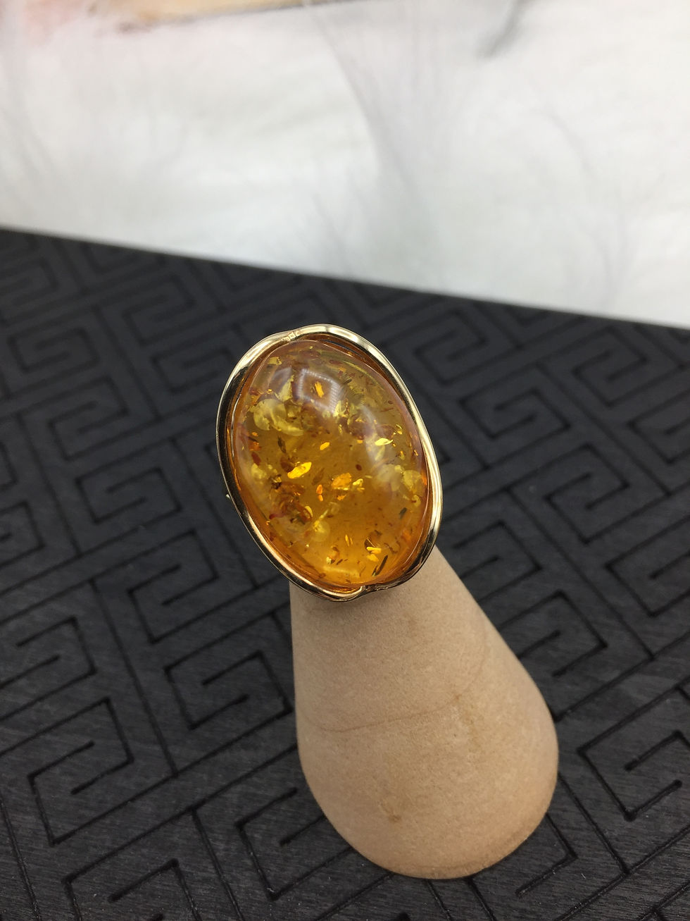 縮圖：金琥珀戒子
