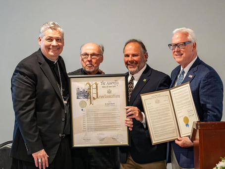 Senator O'Mara and Assemblyman Palmesano help celebrate the 175th Anniversary of St. Ann's Church in Hornell