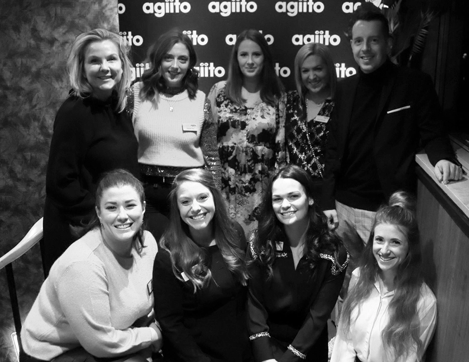 Team Agiito at their seasonal soiree