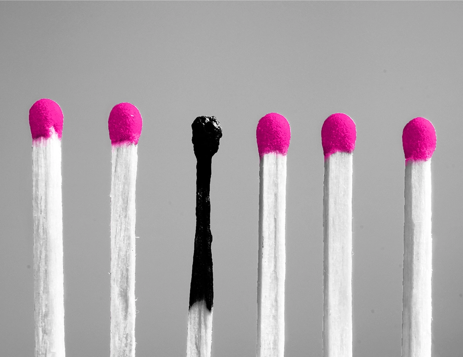 matchsticks avoiding employee burnout blog