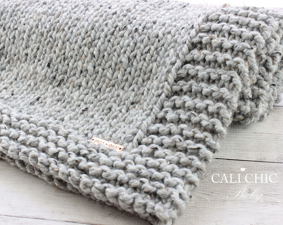 Hug Beginner Knit Baby Blanket Pattern 163