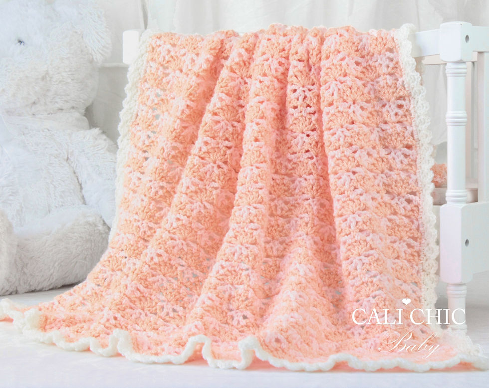 Bouquet Crochet Baby Blanket Pattern 168
