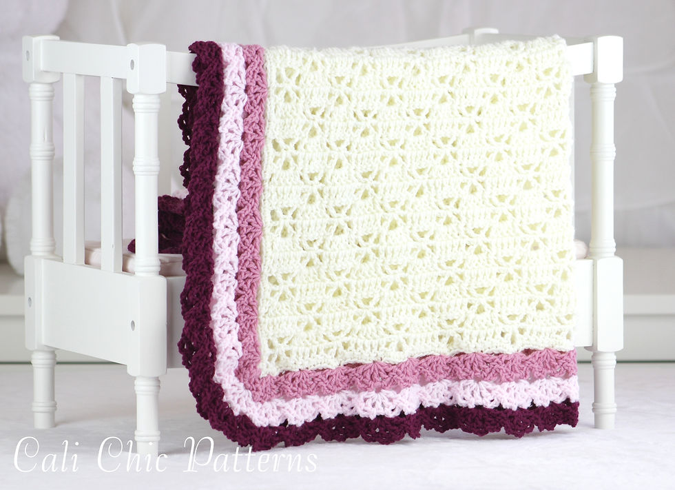 Ariel Crochet Baby Blanket Pattern 148