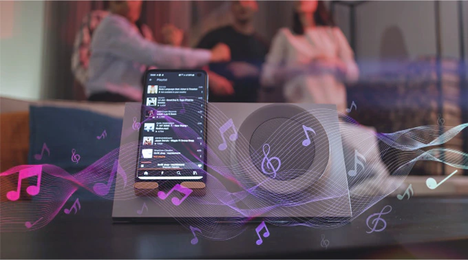Thumbnail: SOUNDBOOM MUSIC THROUGH BATTERY-SHARING TECHNOLOGY