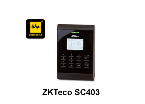 ZKTeco SC403 | Biometrics & Automation by Infotronicx
