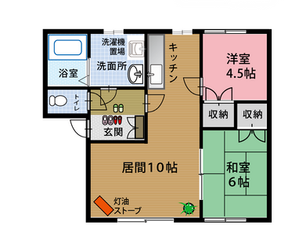 ポリーパルD棟 202号室