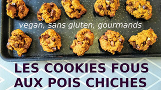 J'a testé les cookies aux pois chiches et waaahhh, c'est trop bon! (sans gluten et vegan en bonus)