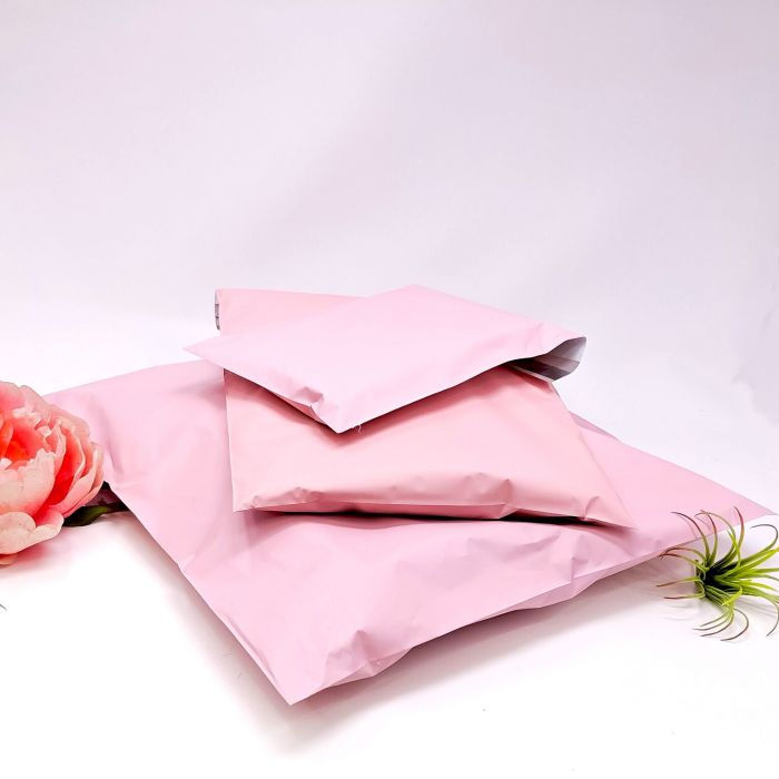 Pale Pink Poly Mailers 6x9