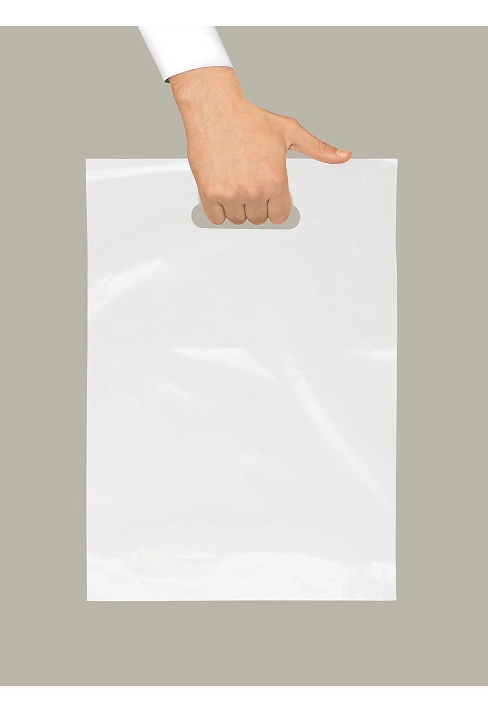 Thumbnail: White Merchandise Bags, 12x15”