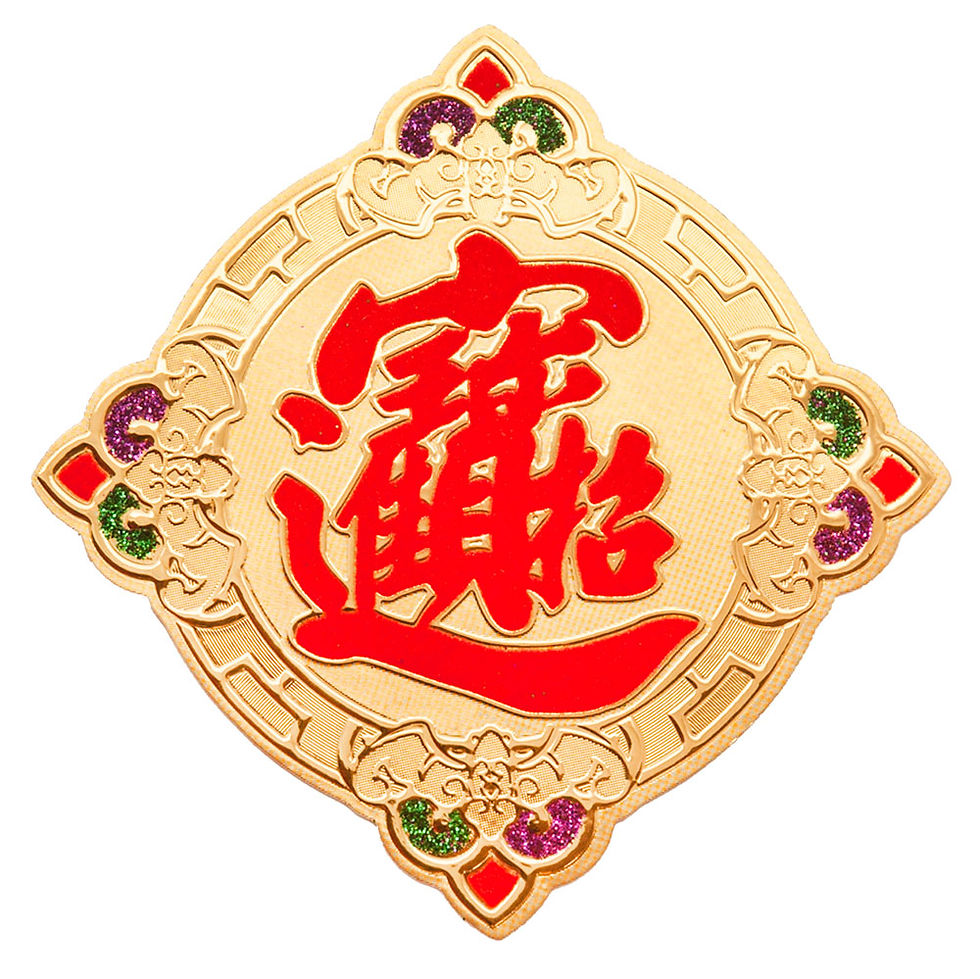 縮圖：各式金箔春貼（七款字樣）