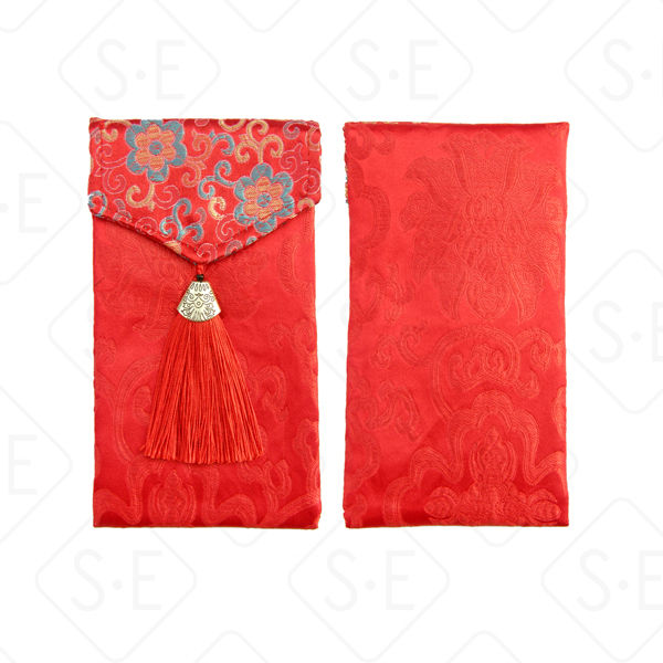 絲綢祝壽滿月喜慶紅包 | 勝億紙藝品行高檔絲綢紅包批發零售