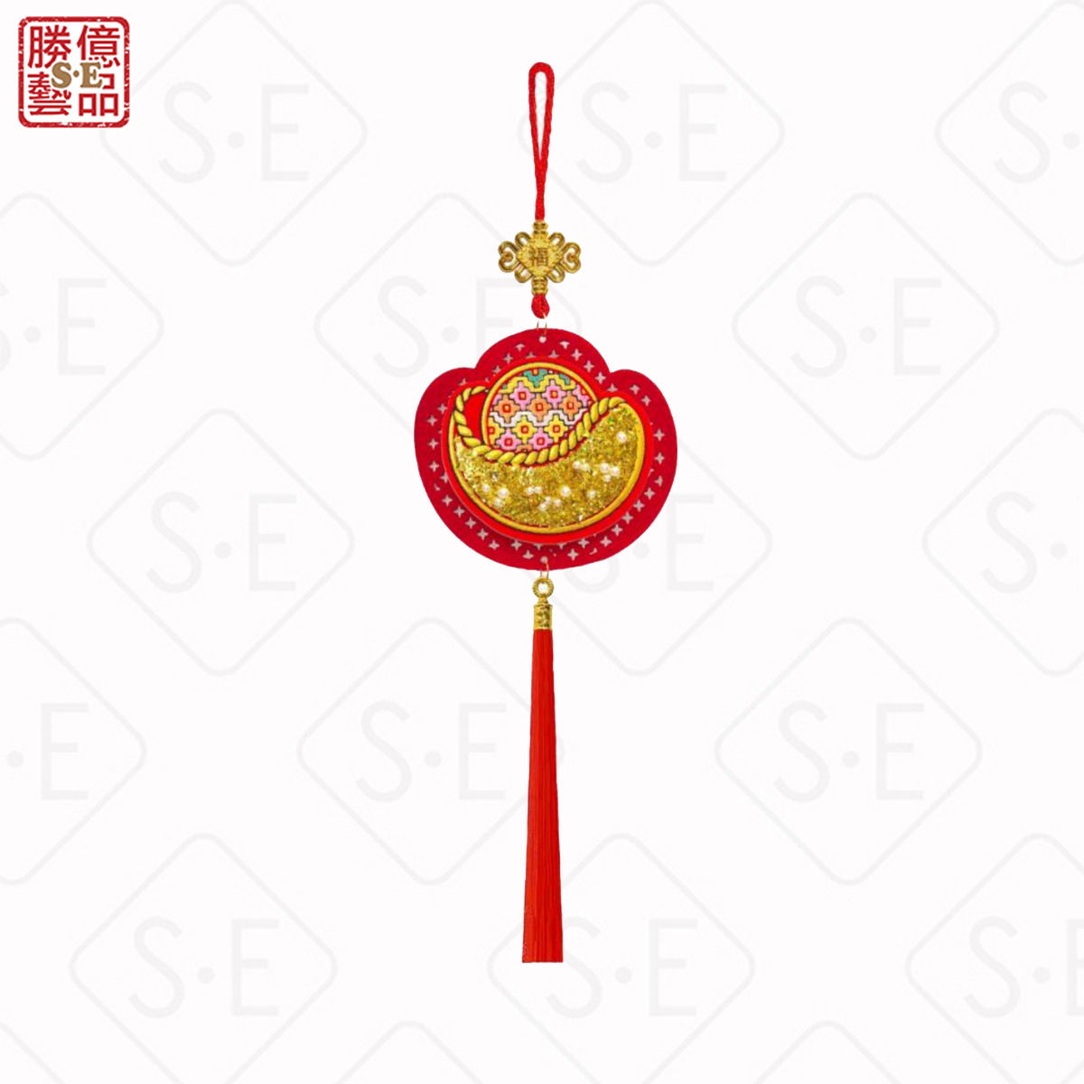 2025蛇年開運吉祥福字掛飾 | 勝億紙藝品行春節吊飾批發零售