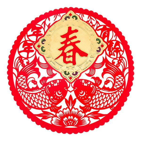 縮圖：年年有餘 透明春貼 ∣勝億紙藝品行設計研發