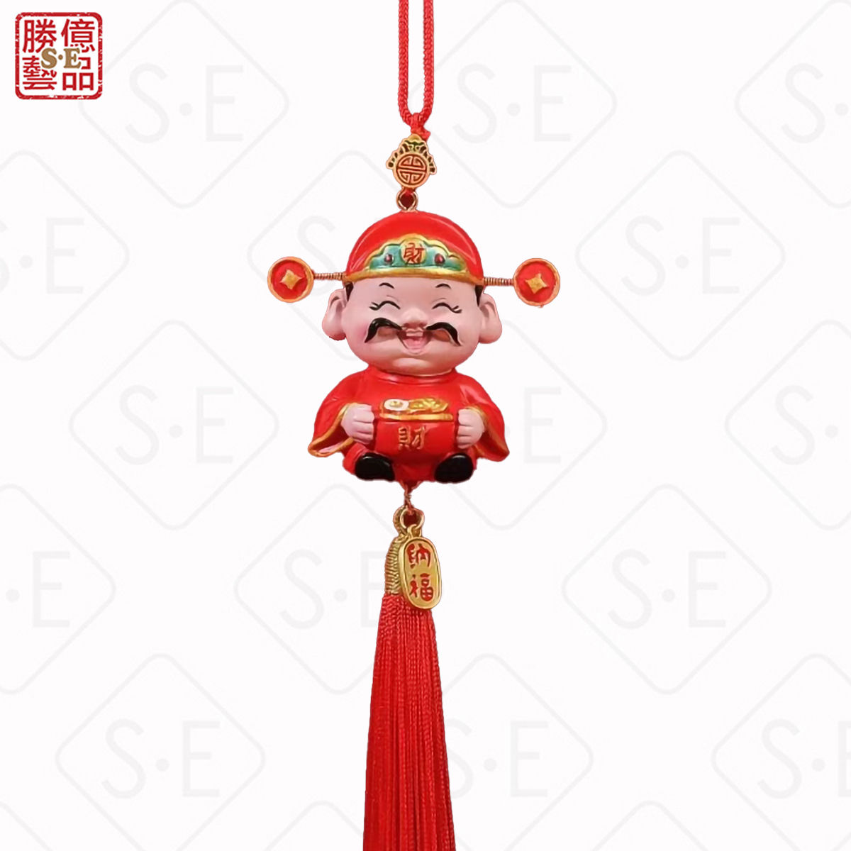 財到聚寶神財小吊飾