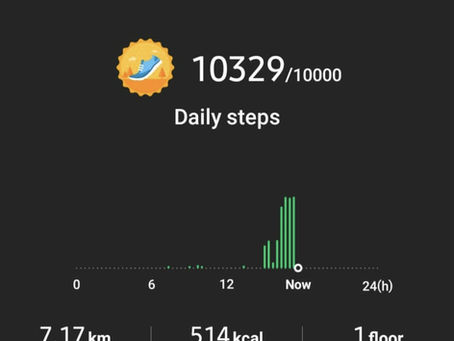 Unintentional 10k steps