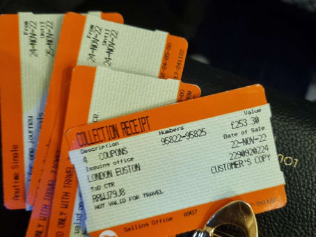 I almost missed the train