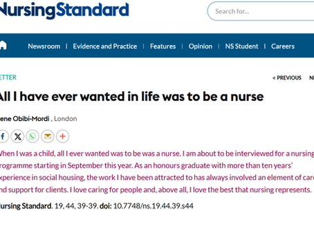 “All I’ve ever wanted in life was to be a nurse.”