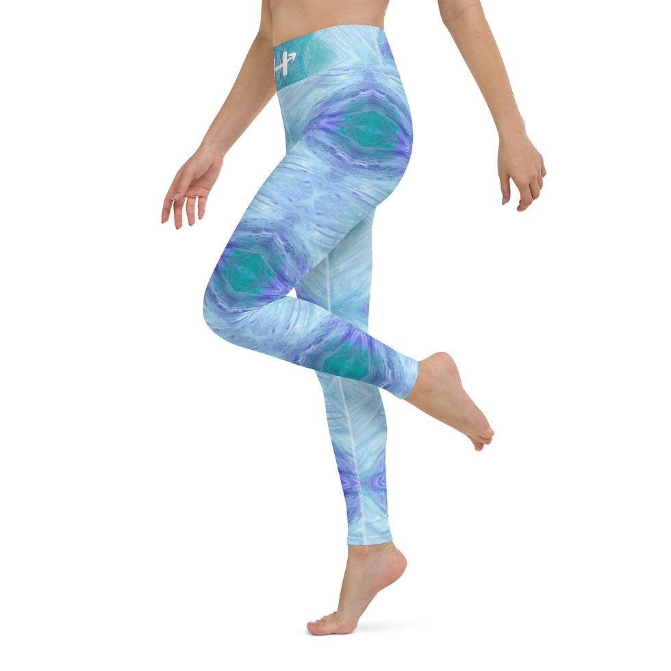 Thumbnail: Leaf Art Collection, Turquoise Blue IX