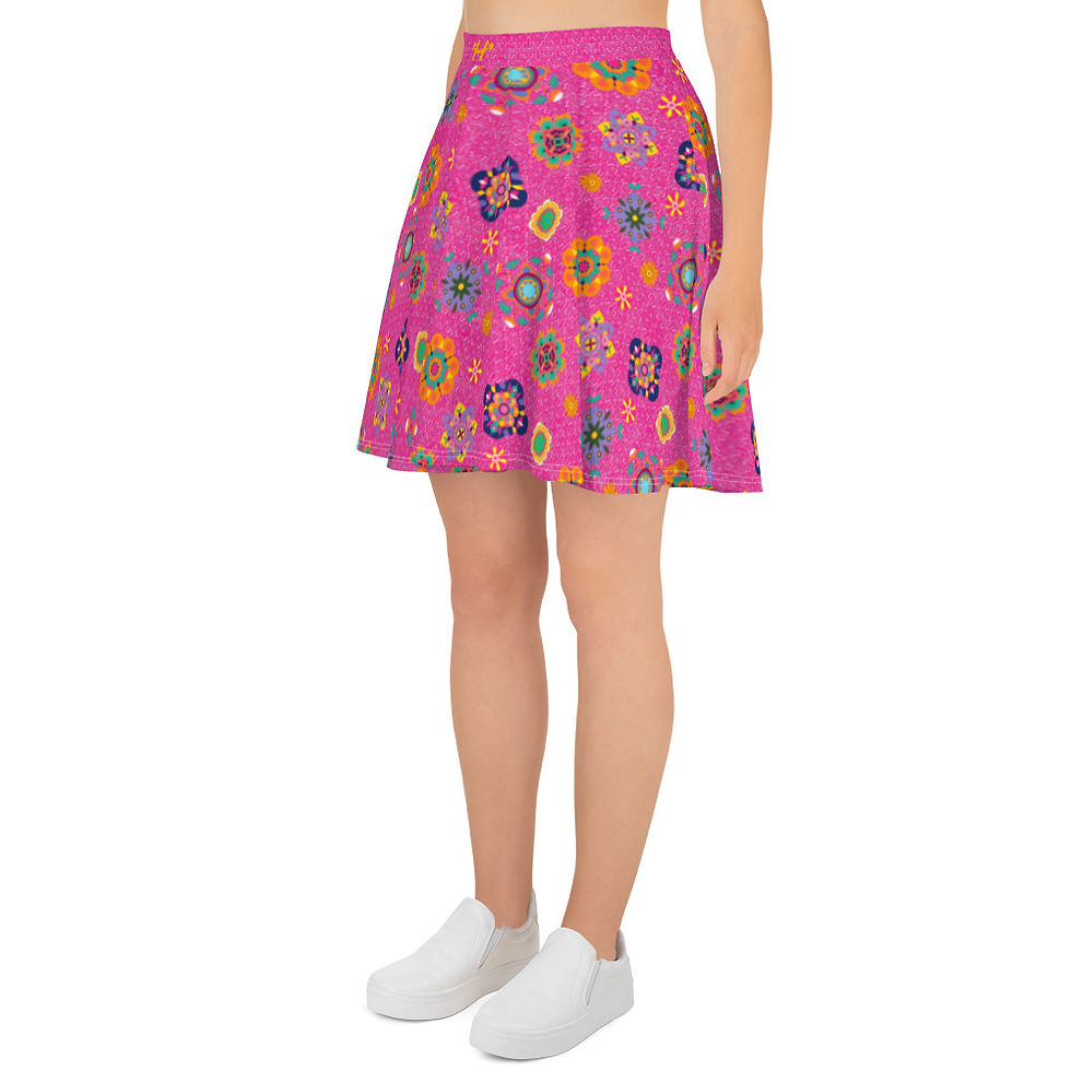 Thumbnail: Mandala Florals on Pink Pattern