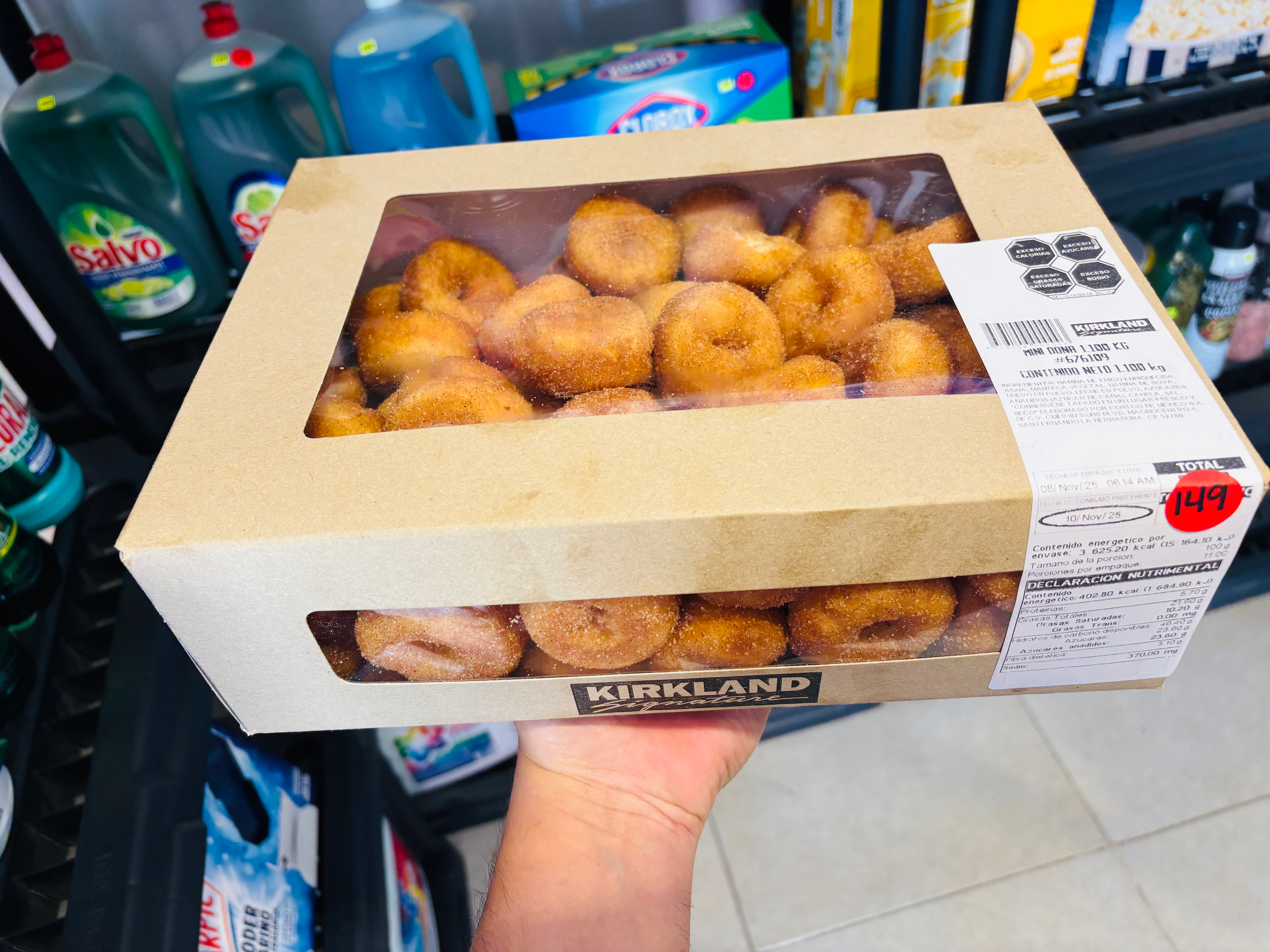 Mini Donas de Azúcar y Canela 1.1 kg