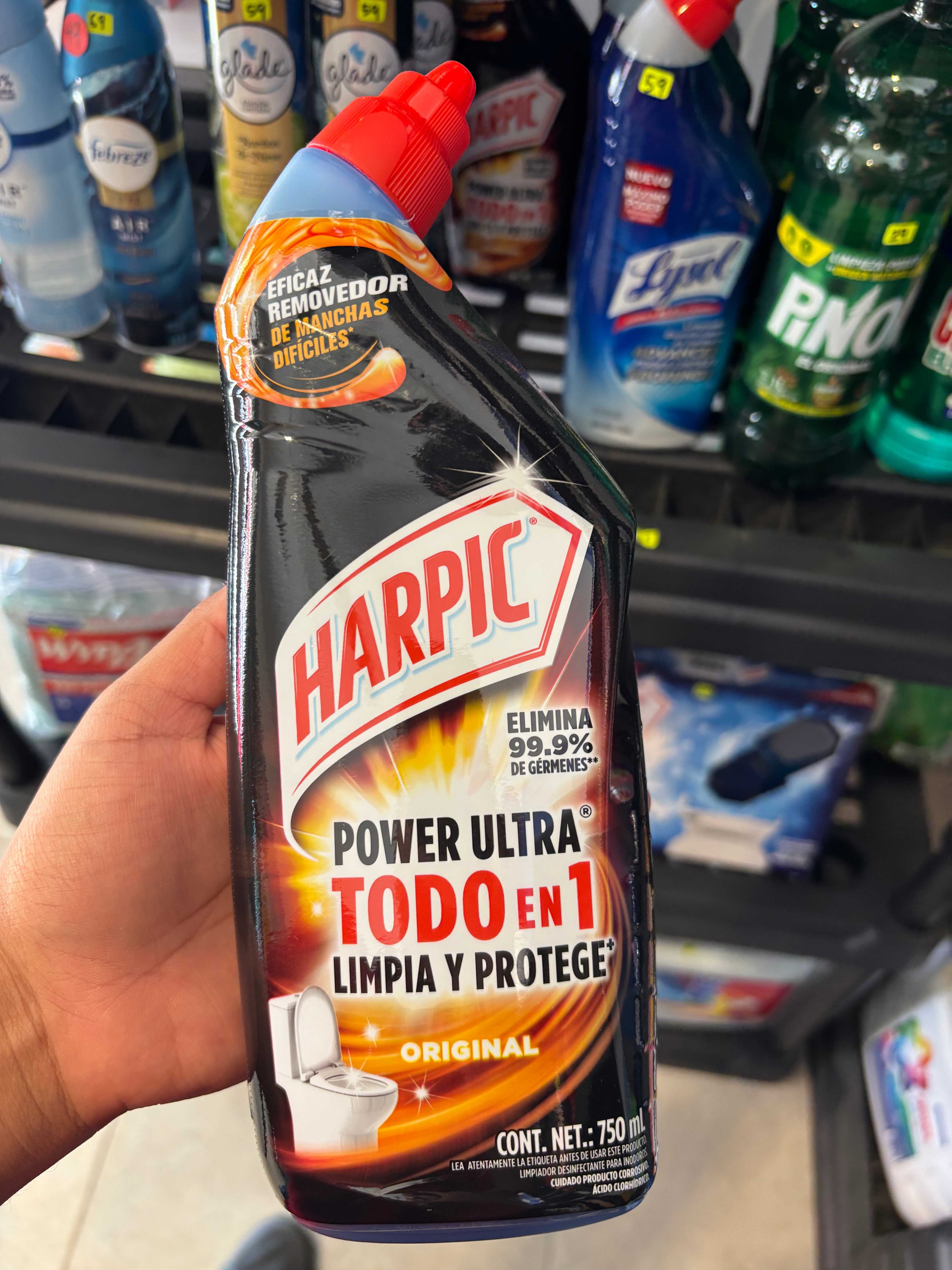 Harpic Power Ultra Original Todo en 1 de 750ml