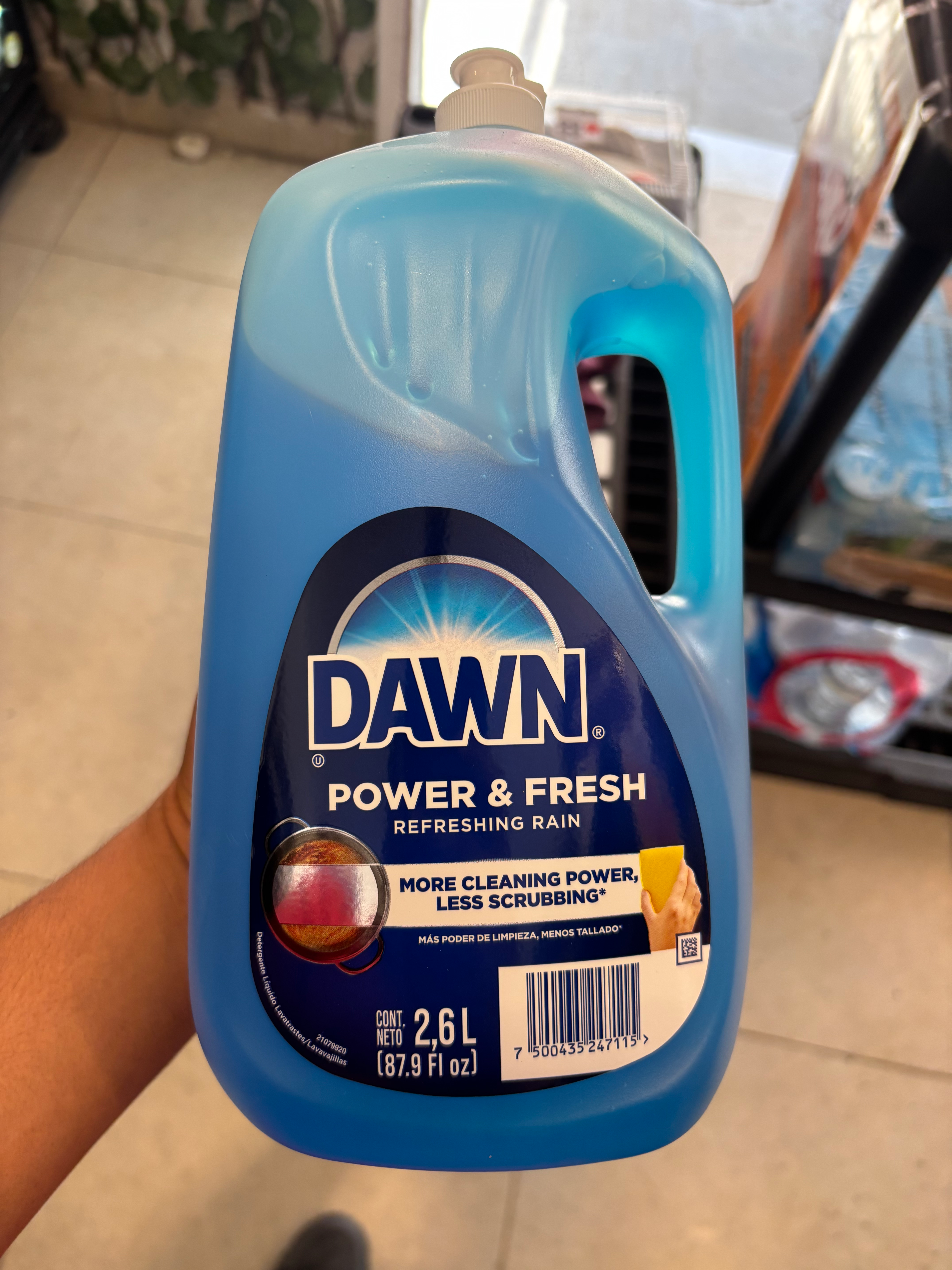 Lavatrastes Líquido Dawn Power & Fresh 2.6 l