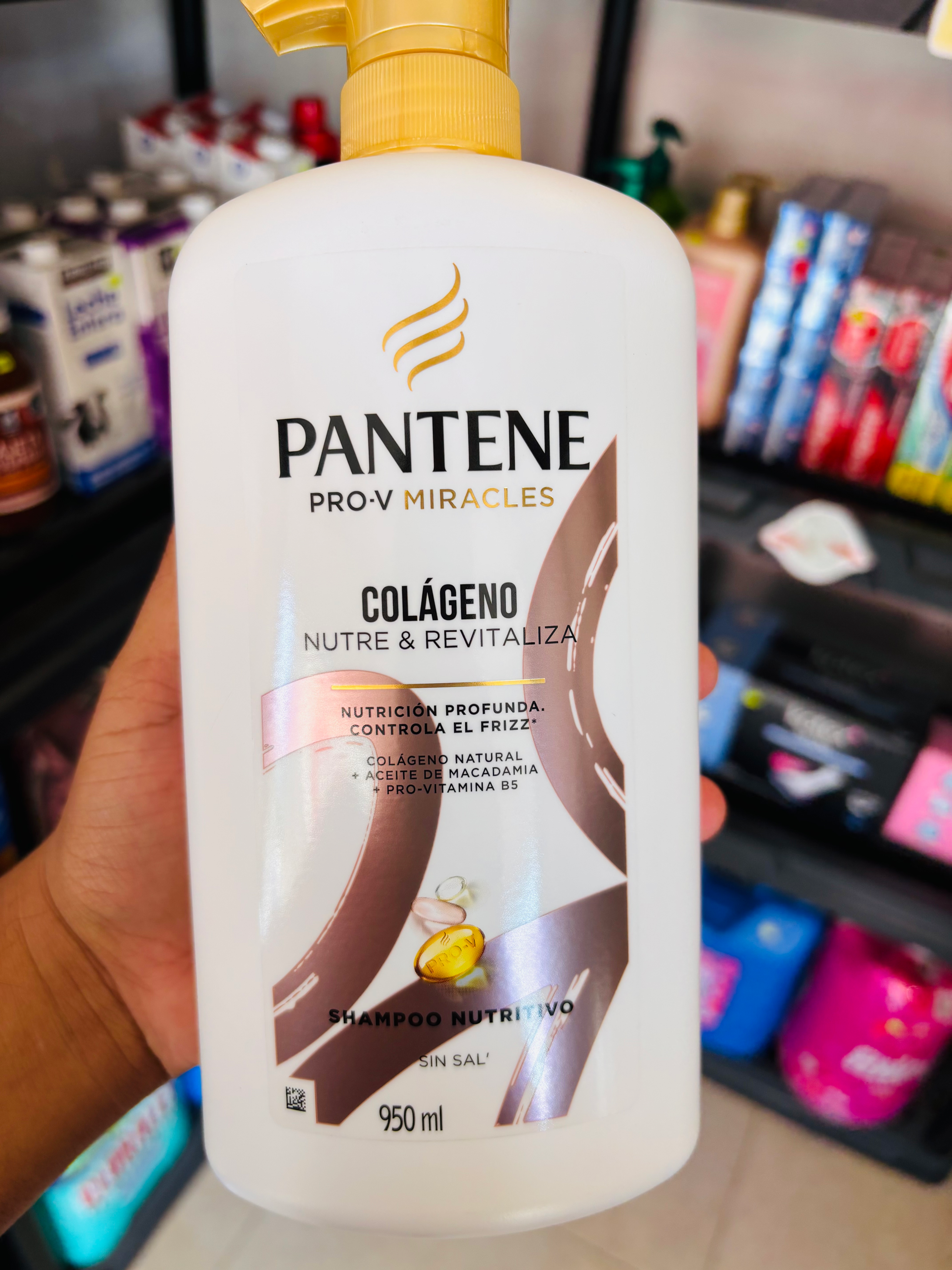 Shampoo Pantene Pro-V Miracles Colágeno Nutre & Revitaliza 950 ml