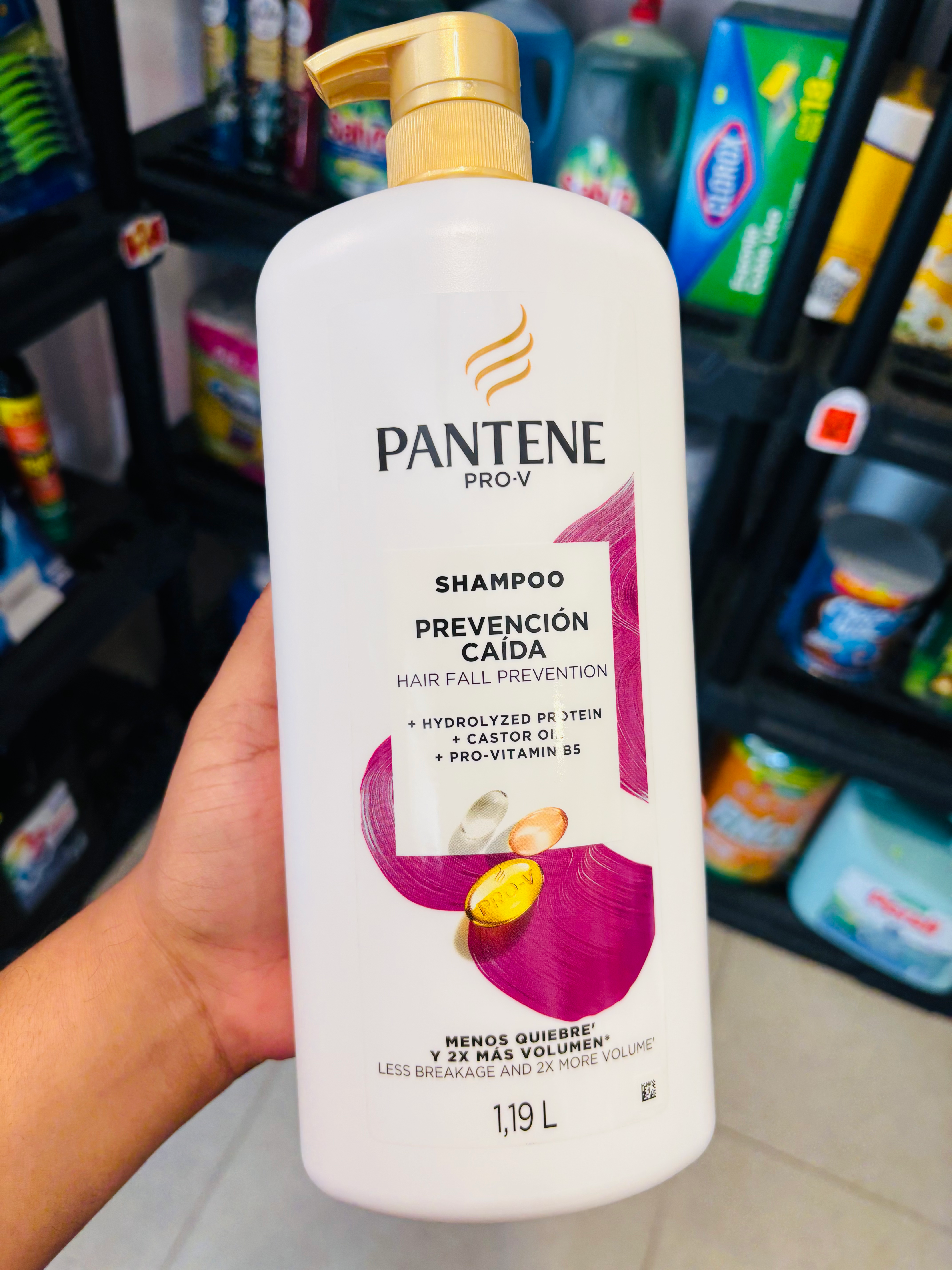 Shampoo Pantene Pro-V Prevención Caída 1.19 l