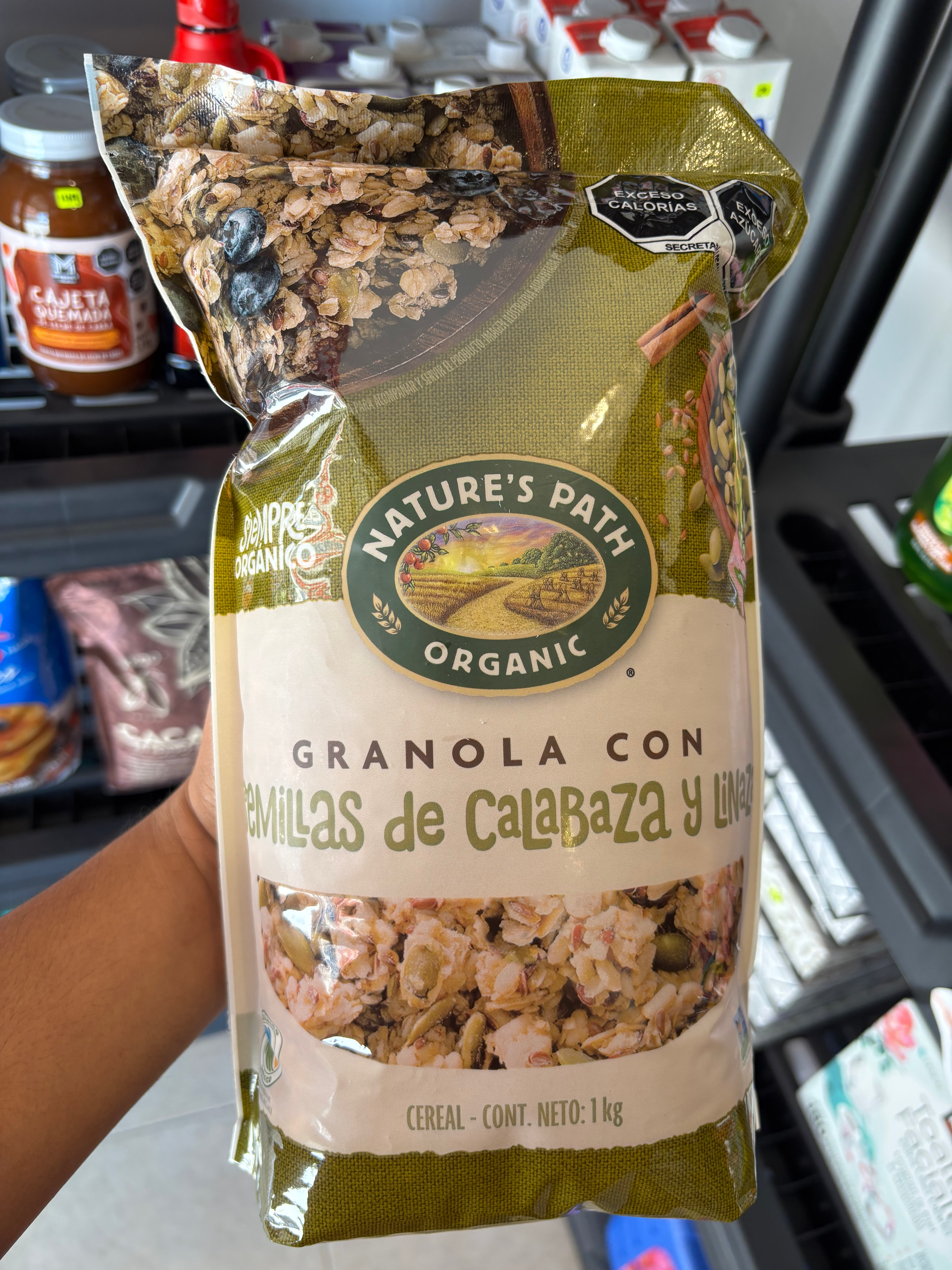 Natures Path Granola con Semillas de Calabaza y Linaza 1 kg