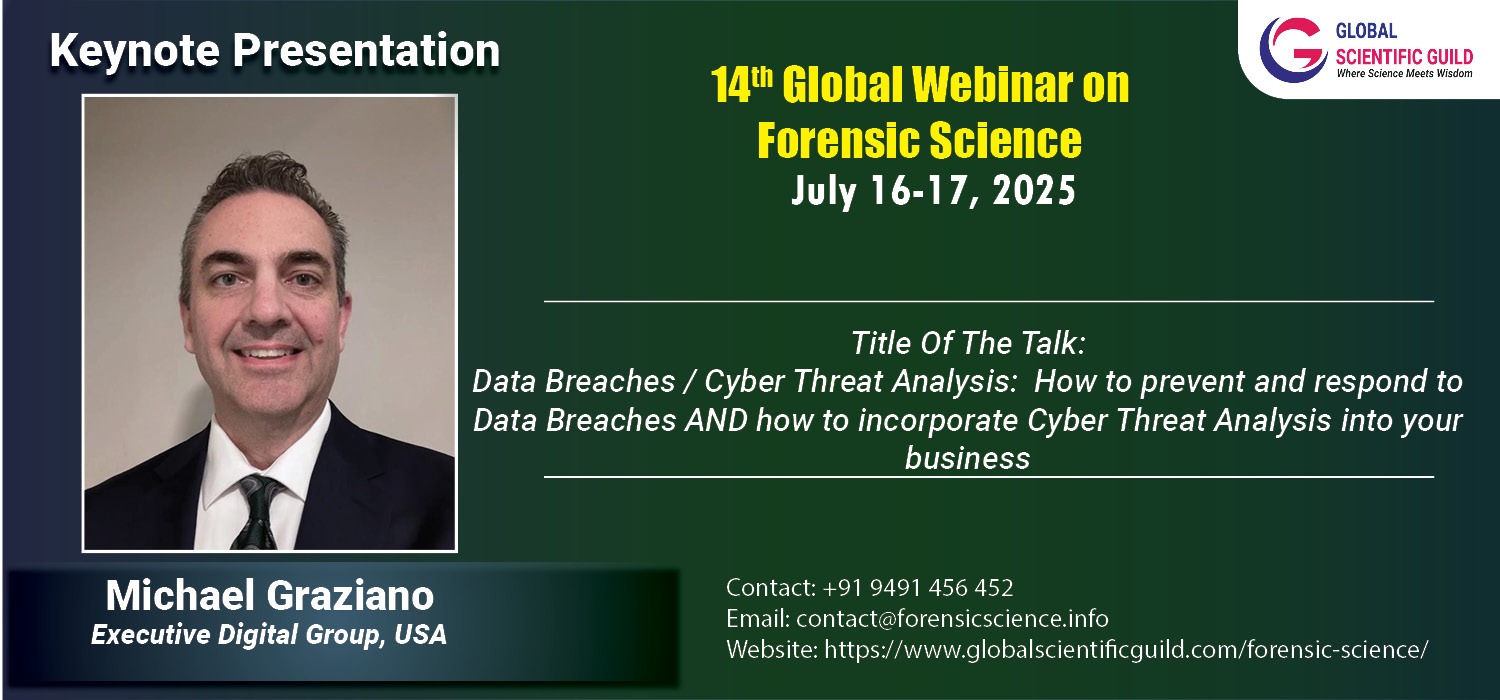 Presenting at the 2025 14th Global Webinar on Forensic Science (article image)